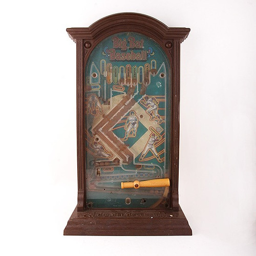 Big Bat Baseball Vintage 1974 Pinball Game Mattel Vintage Toy