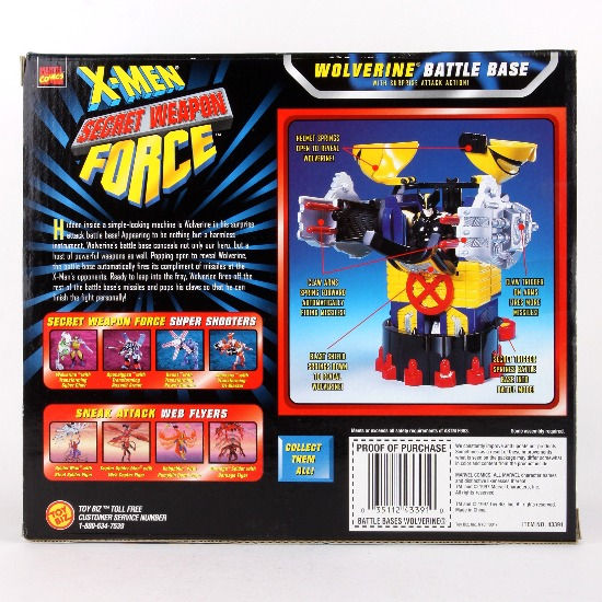 Wolverine Battle Base - Classic 1997 X-Men Secret Weapon