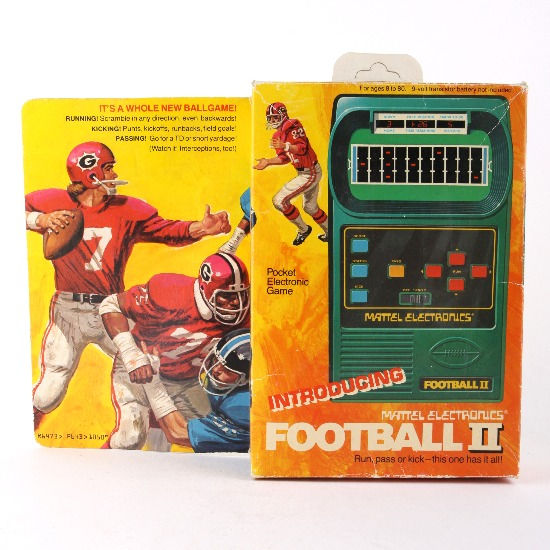Thumbnail: Football 2 - Vintage 1978 Electronic Handheld Sports Game - Mattel
