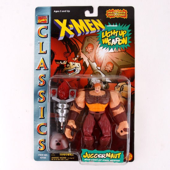 Juggernaut 1996 Marvel Classics XMen Light Up Weapon Action Figure