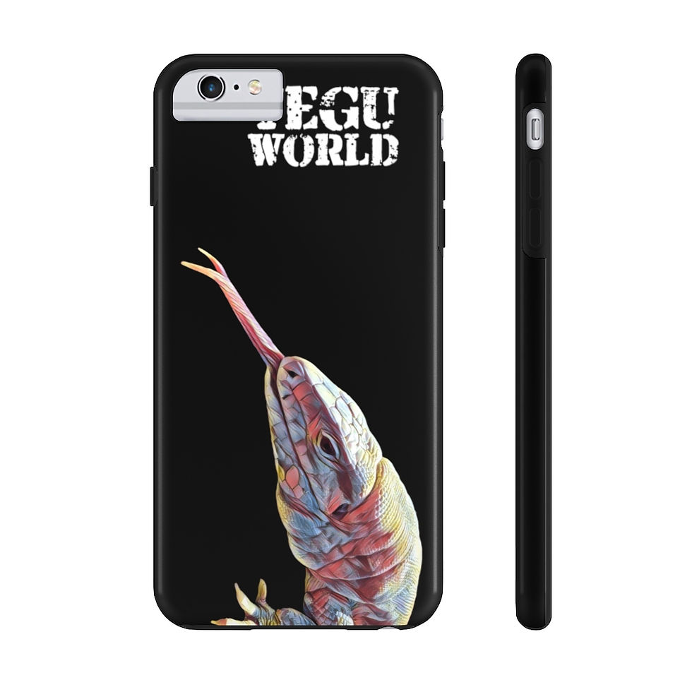 Thumbnail: Polar Purple Tegu Lizard Phone Cases. Tegu, Purple Tegu, Lizard, Tegu World