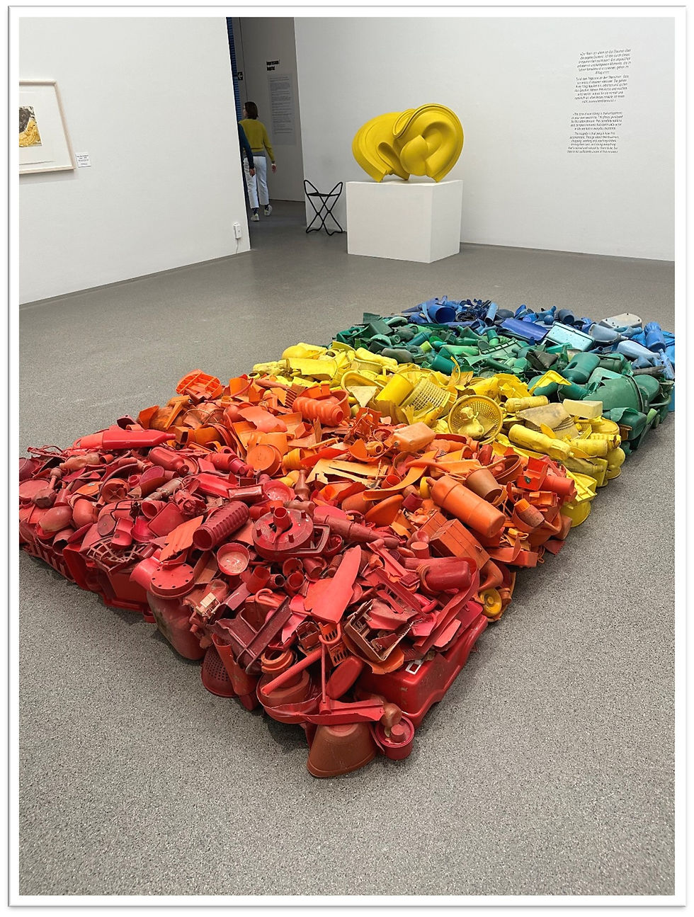 Colorful artwork in museum