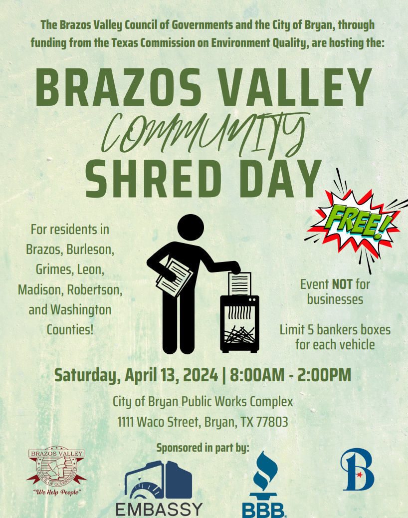 Free community Shredding Day near me