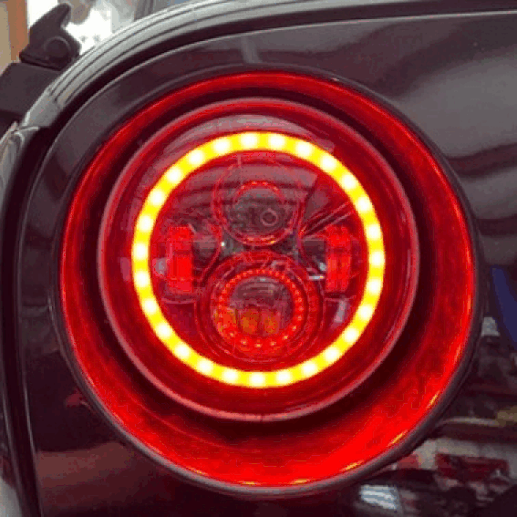  Infinite Offroad Headlight: 7" - Pegasus (RGB+W or White Only Halo Option)