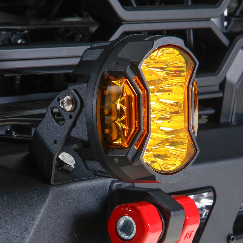 Infinite Offroad 90w 5" Round Side Shooter Pods (w/ DRL) (Pair)