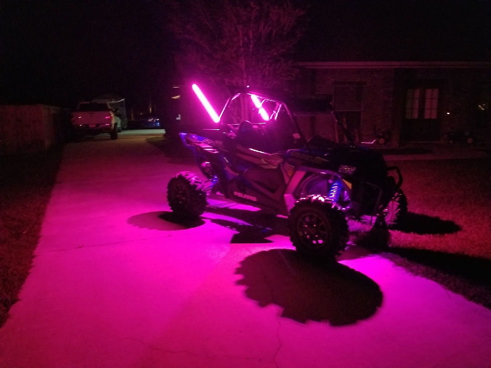 Thumbnail: INFINITE OFFROAD (RGB+W) Whips - Runs Off Rock Light Controller