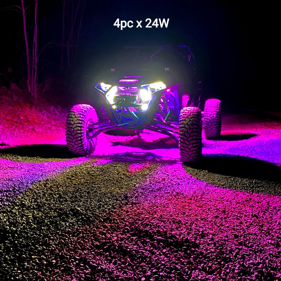 Infinite Offroad (UTV) RGB+W Mix & Match Rock Light Kit