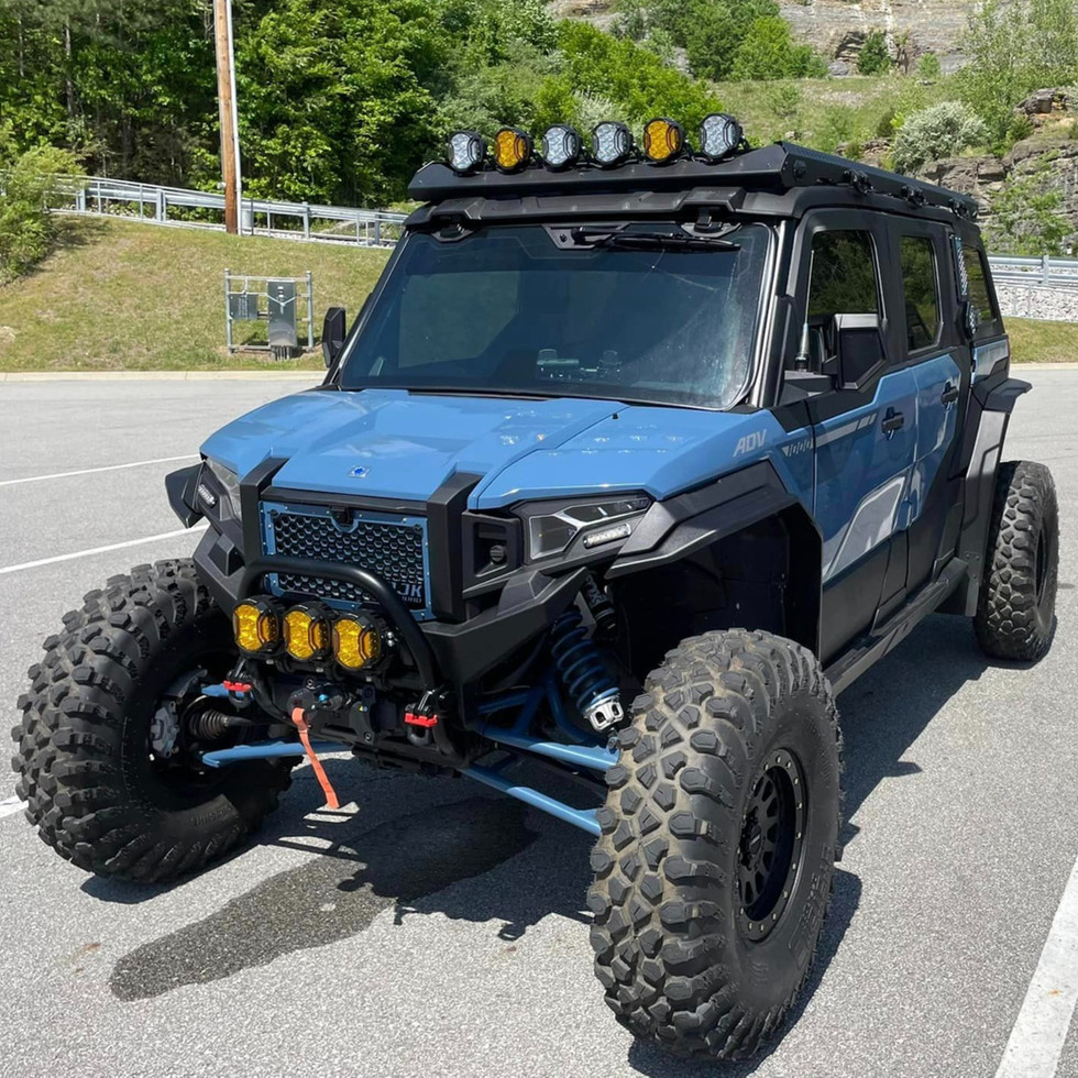 Infinite Offroad 90w 5" Round Side Shooter Pods (w/ DRL) (Pair)