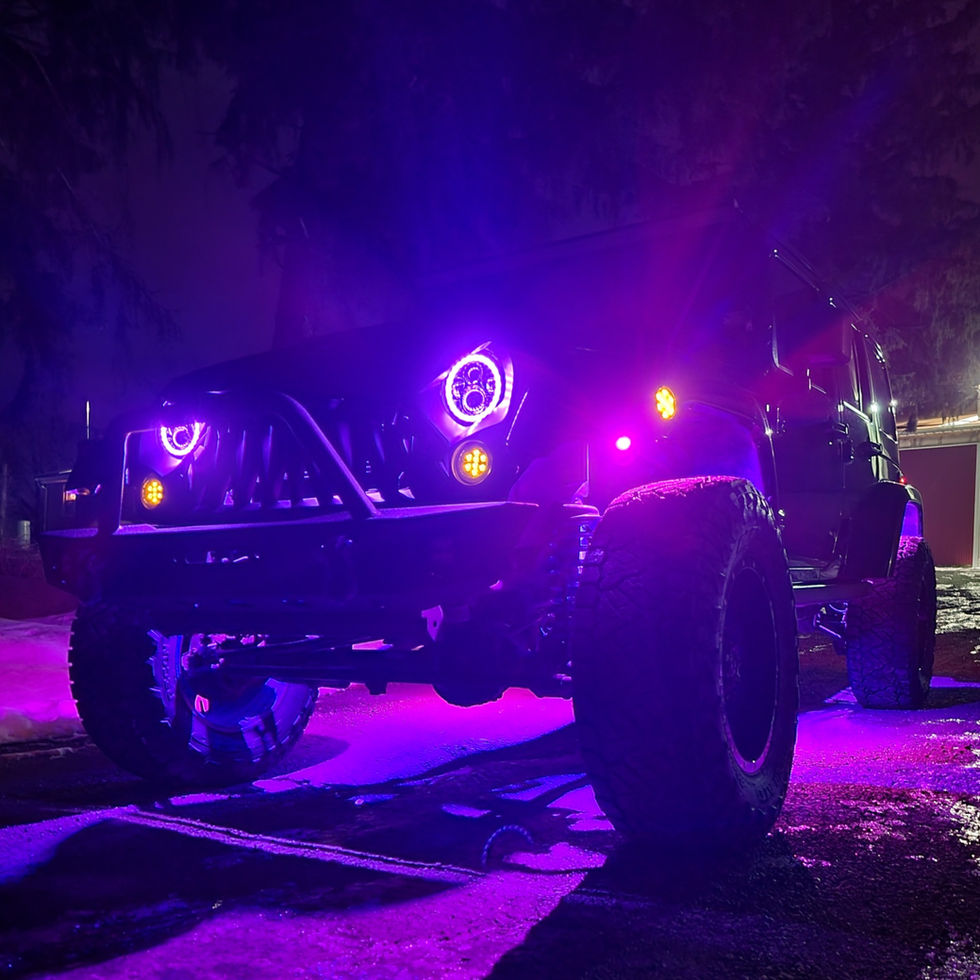  Infinite Offroad Headlight: 7" - Pegasus (RGB+W or White Only Halo Option)