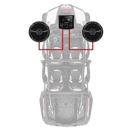 Thumbnail: Rockford Fosgate RZR Kit STAGE 1 to 5 - Up To 1150 Watts