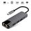 Miniatura: Adaptador USB Tipo C com porta HDMI 4K Ethernet RJ45 (8 portas)
