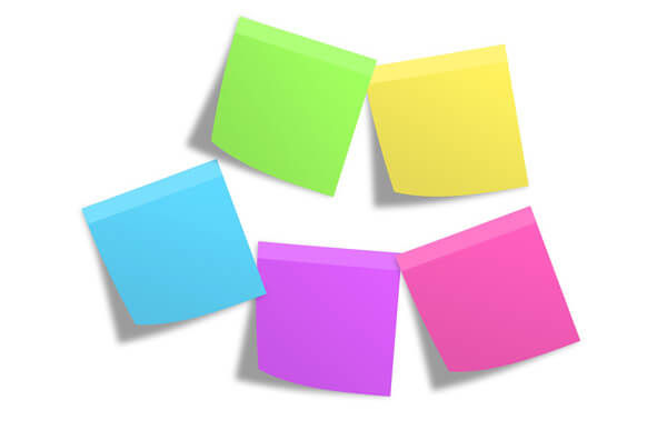 Miniatura: Autocolante - Bloco de Notas  Stationary 76mmx76mm 500 folhas