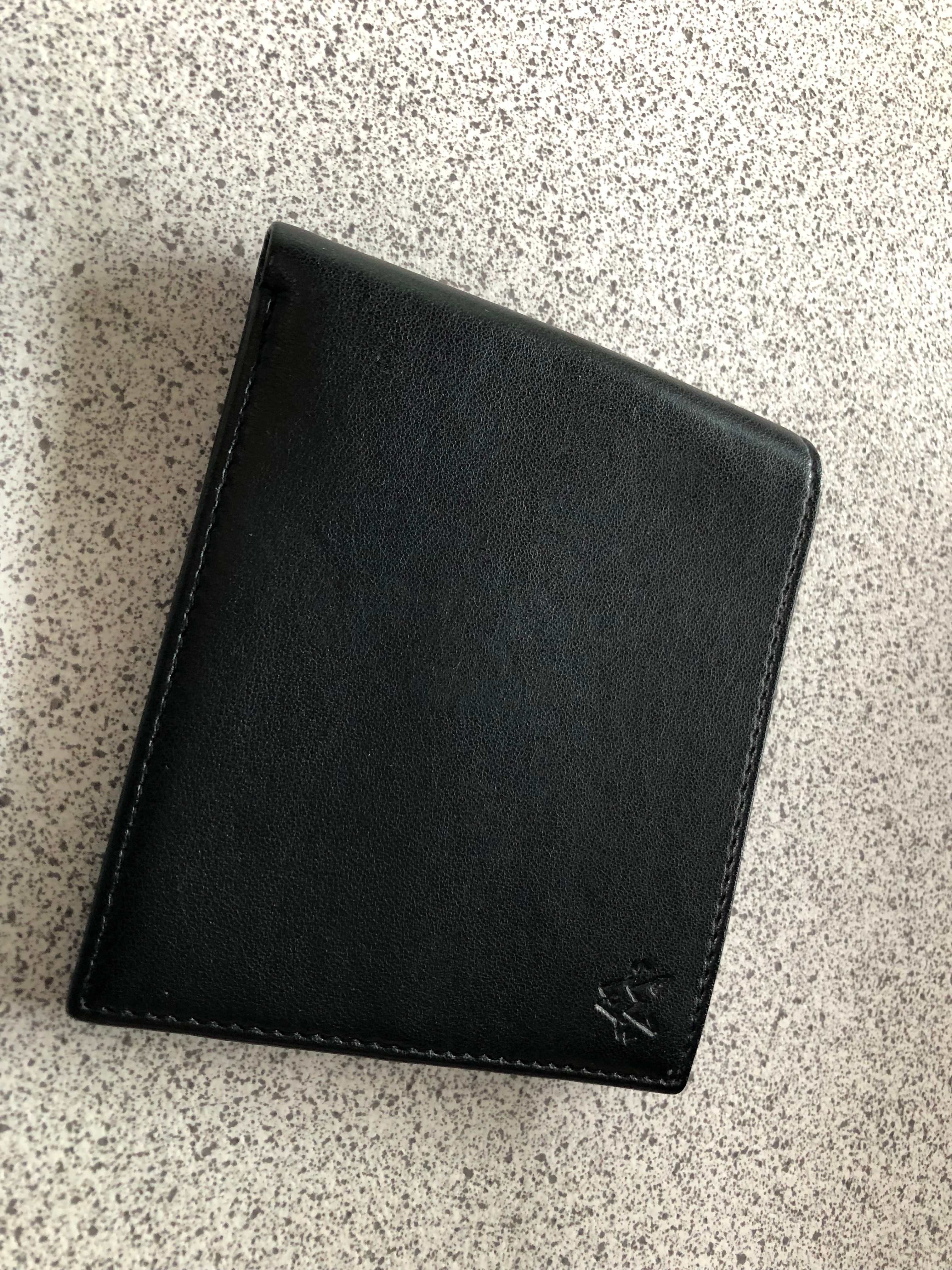 Men's VEGAN WALLET In Black