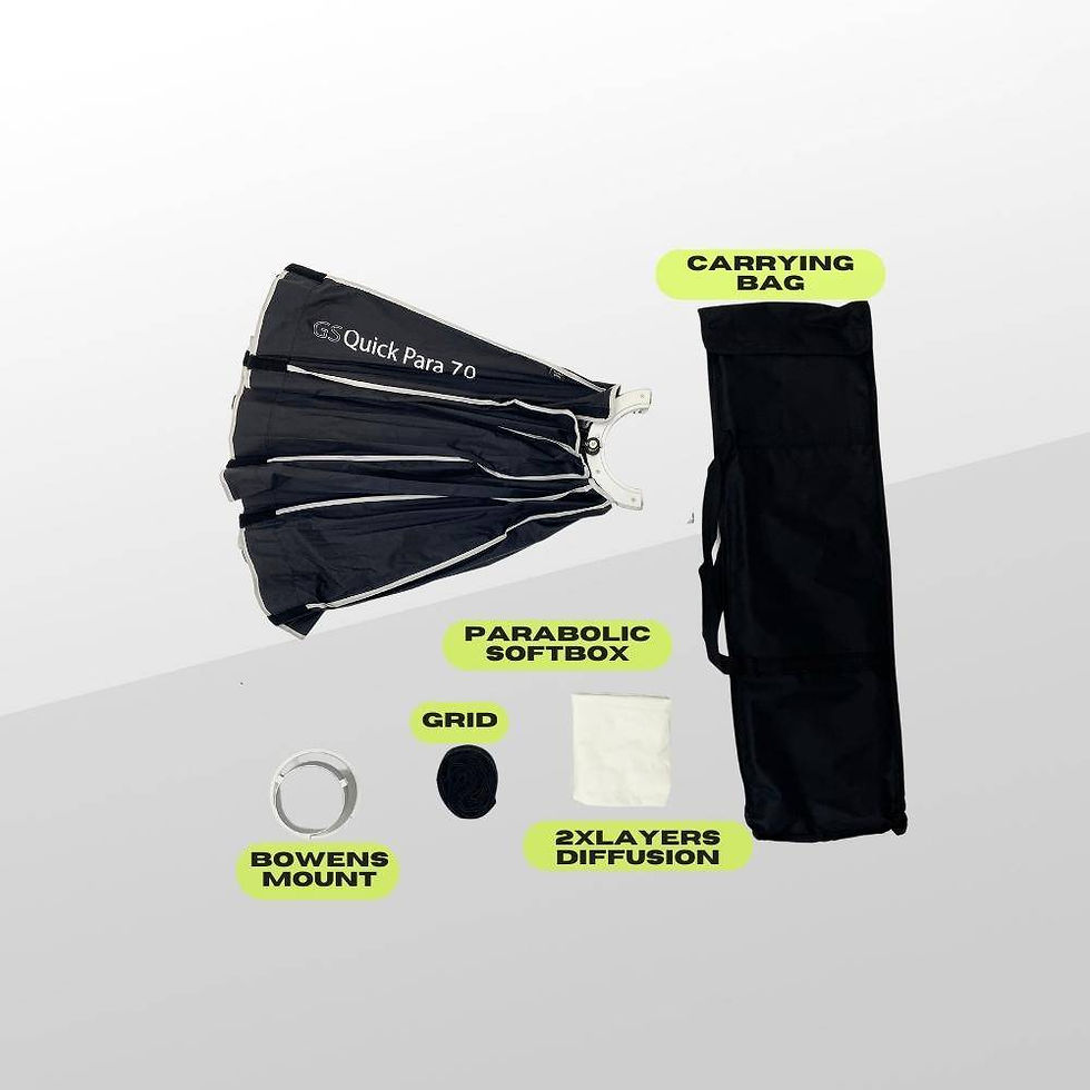 Thumbnail: GS Quick Para 70 & 90 cm Parabolic Softbox With Grid & Bowens Mount