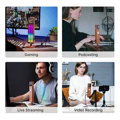 Thumbnail: Comica RGBUMIC Cardioid Condenser USB RGB Microphone