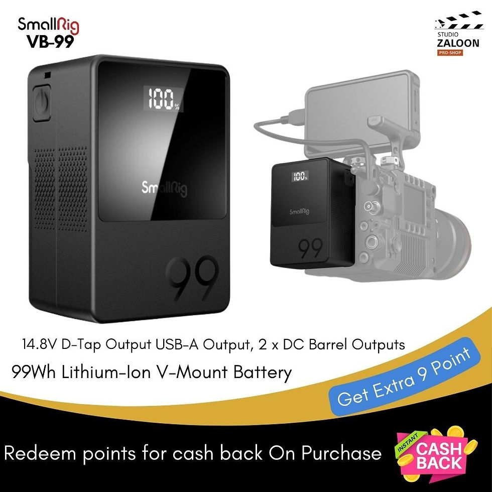 SmallRig VB99 Pro Mini V-Mount Battery (Black) (4292)