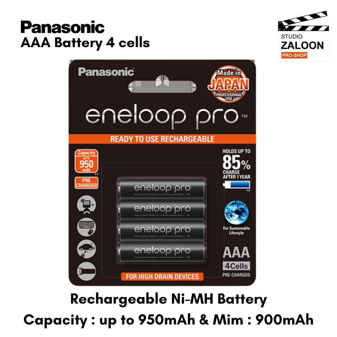Panasonic Eneloop Rechargable Pro Battery AAA