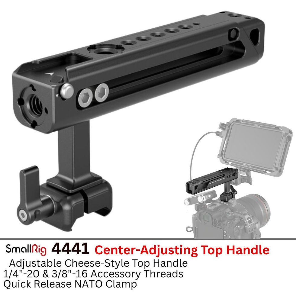 SmallRig Center-Adjusting Top Handle (NATO Clamp) (4441)