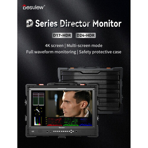 Thumbnail: Desview D17-HDR 17.3" Director Monitor with Protector Case