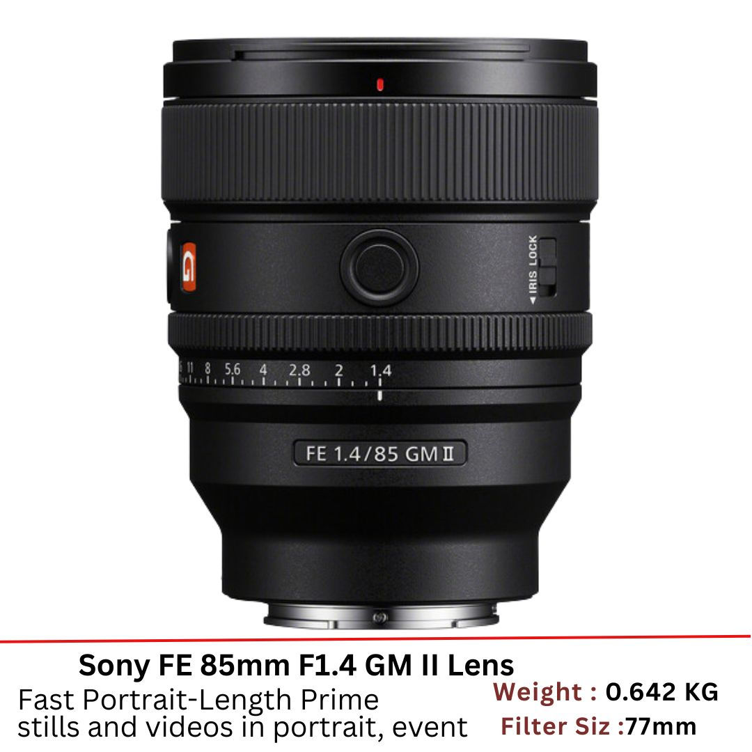 Sony FE 85mm f/1.4 GM II Lens