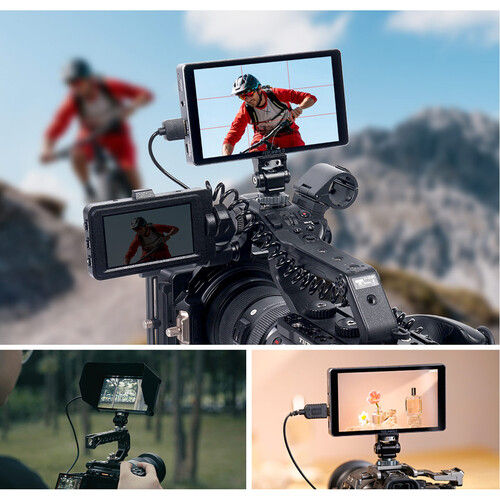 Thumbnail: FeelWorld P6XL 6" On-Camera Field Monitor with Built-In Battery