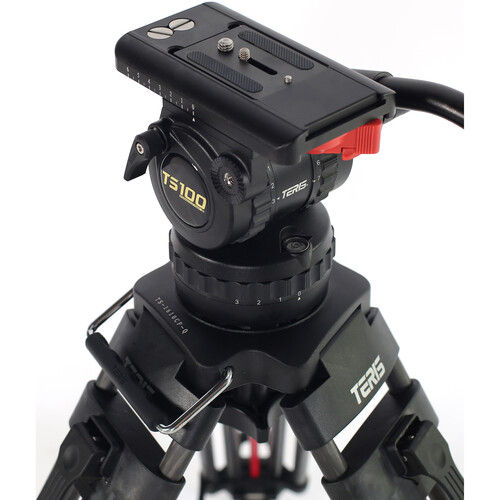 Thumbnail: Teris TS100CF-Q Fluid Head & Tripod Kit (Carbon Fiber)