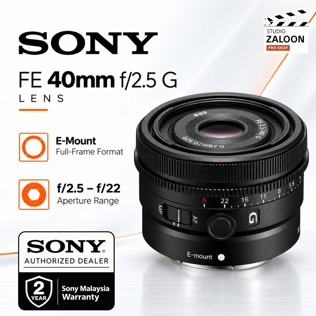 Sony FE 40mm f/2.5 G Lens