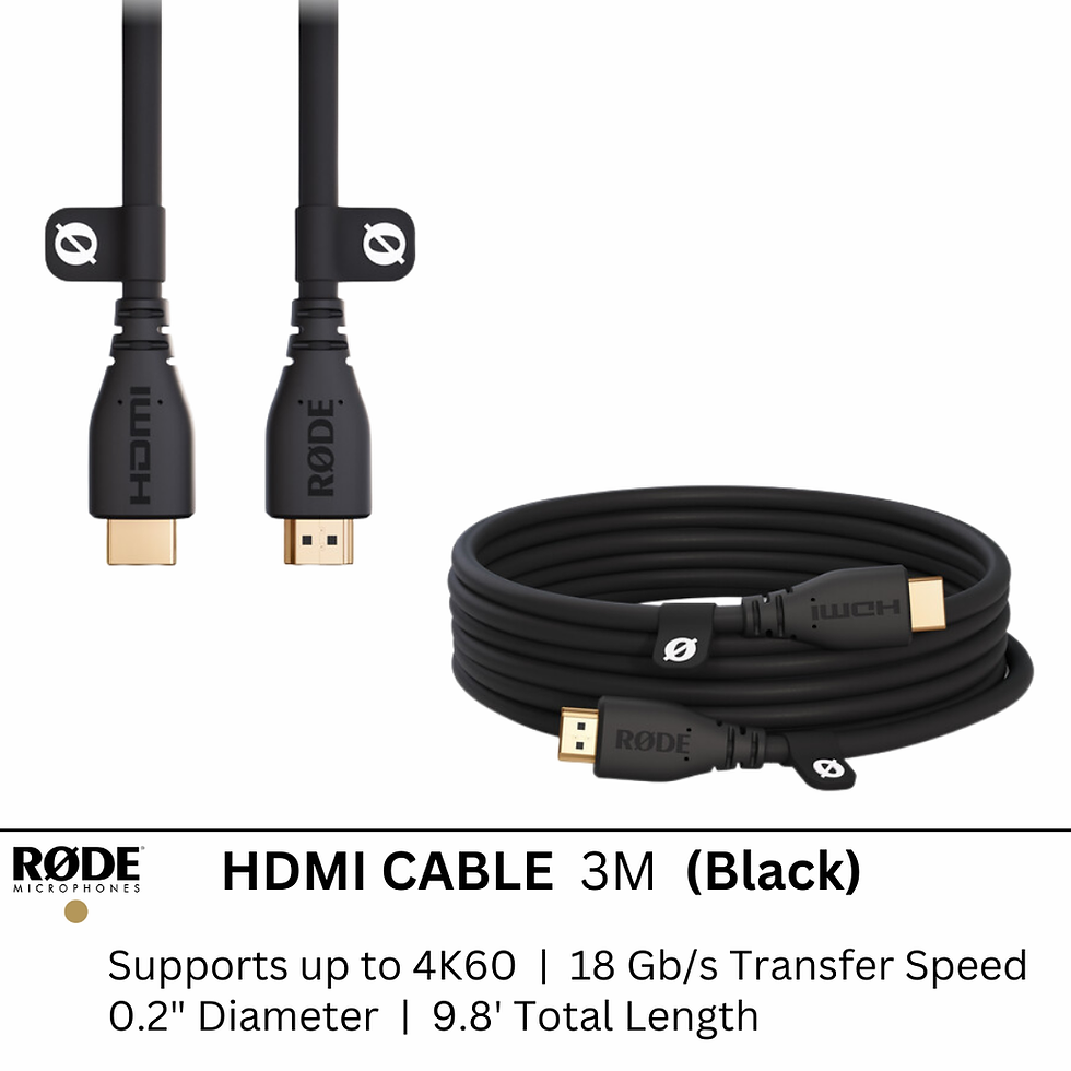 Thumbnail: RODE HDMI 2.0 (1.5m /4.9') & (3m / 9.8') Cables