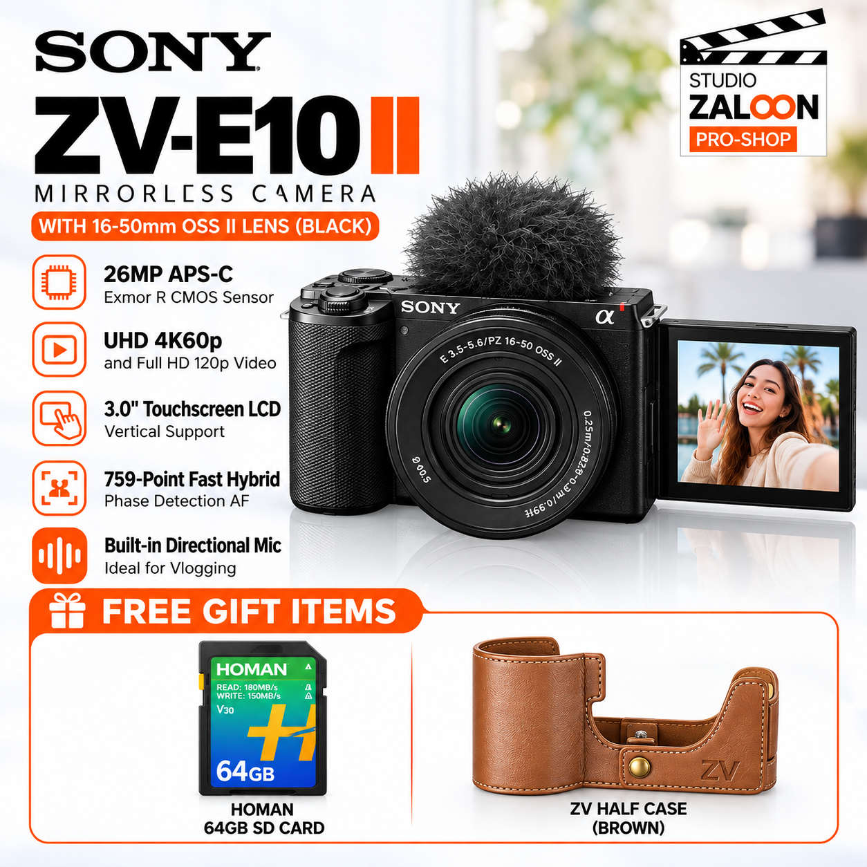 Sony ZV-E10M2 Mirrorless Camera – ZV-E10 II Promotion (Better Deal Inside)