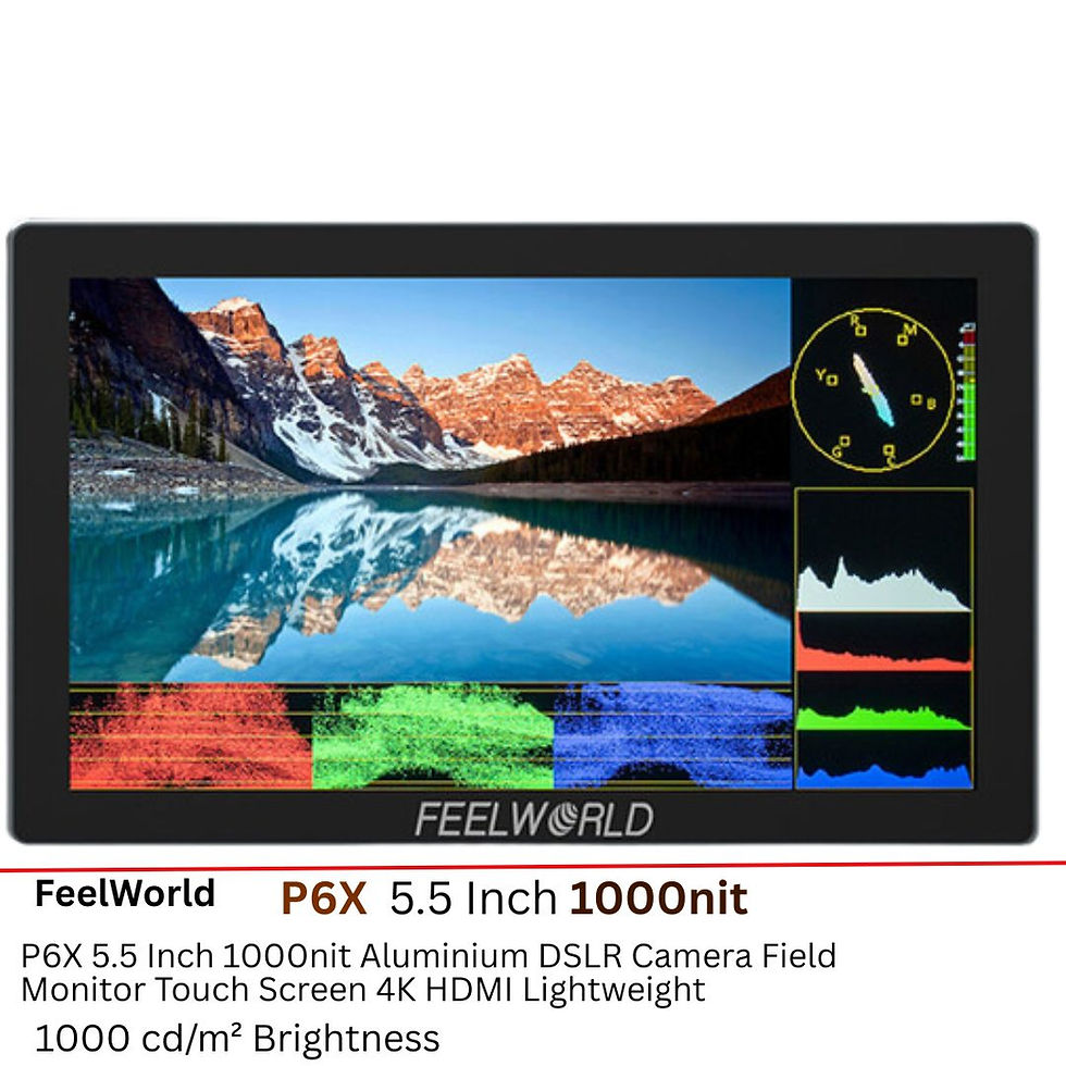 Thumbnail: FeelWorld P6X 5.5" 4K HDMI Touchscreen Monitor