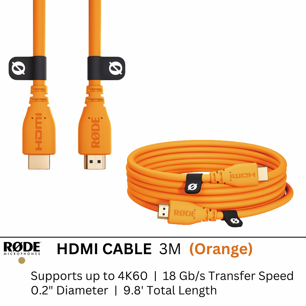 Thumbnail: RODE HDMI 2.0 (1.5m /4.9') & (3m / 9.8') Cables