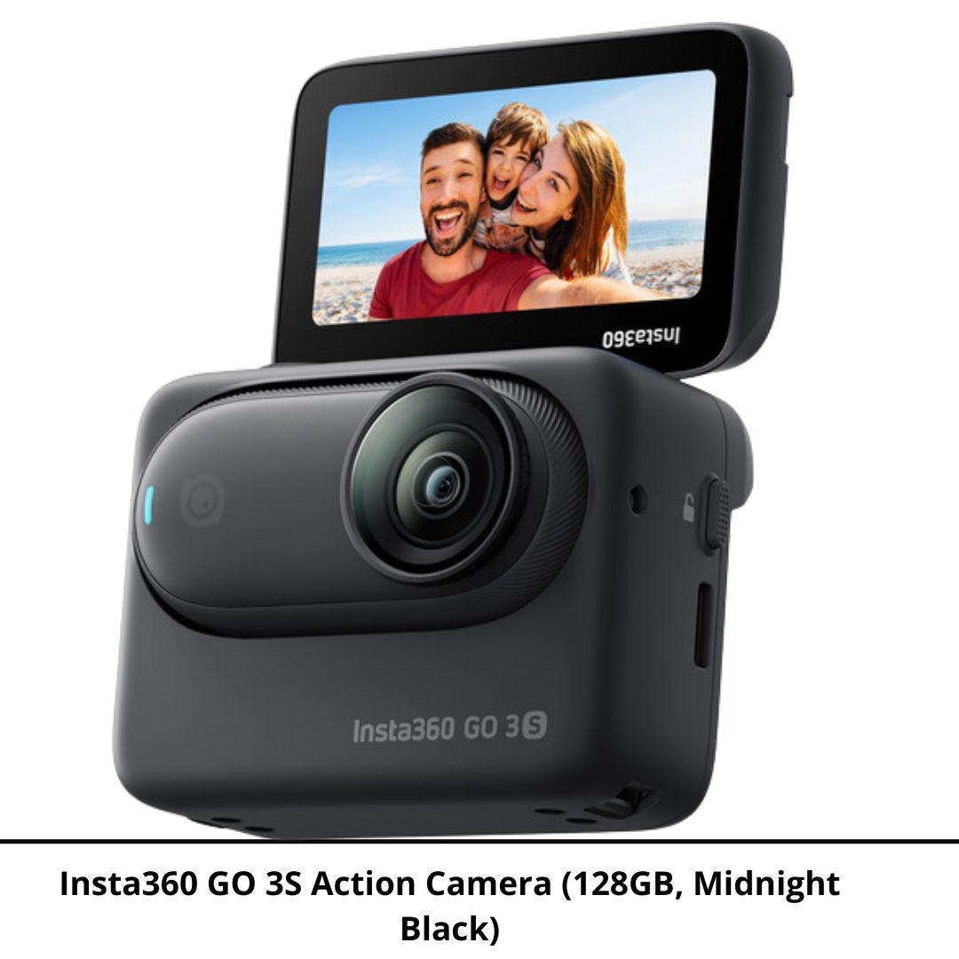 Insta360 GO 3S Action Camera (128GB, Midnight Black)