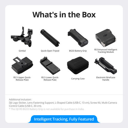 Thumbnail: DJI RS 5 Gimbal Combo Kit with AI Tracking Module & Briefcase Handle