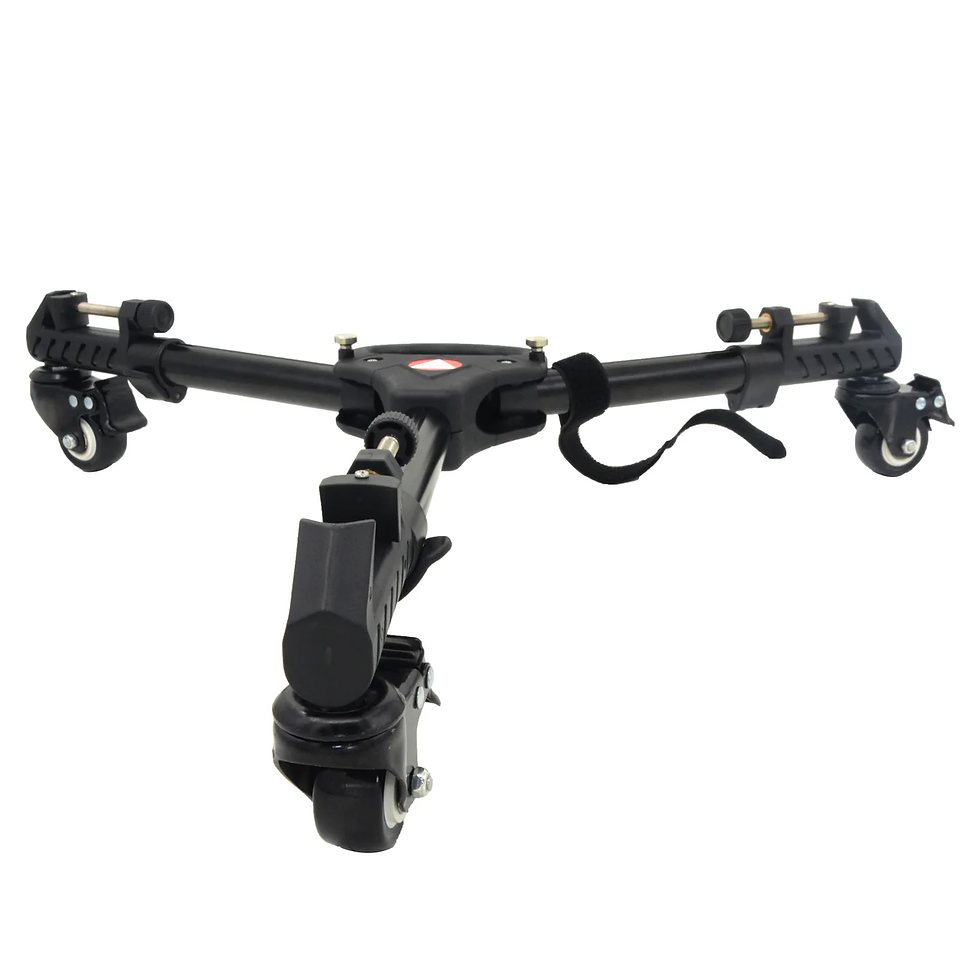 Thumbnail: Kingjoy VX-600 heavy-duty rock solid tripod dolly with rubber wheels VX600