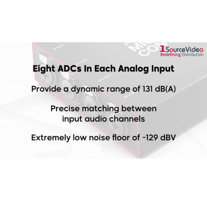 Thumbnail: Blackmagic Design ATEM Microphone Converter