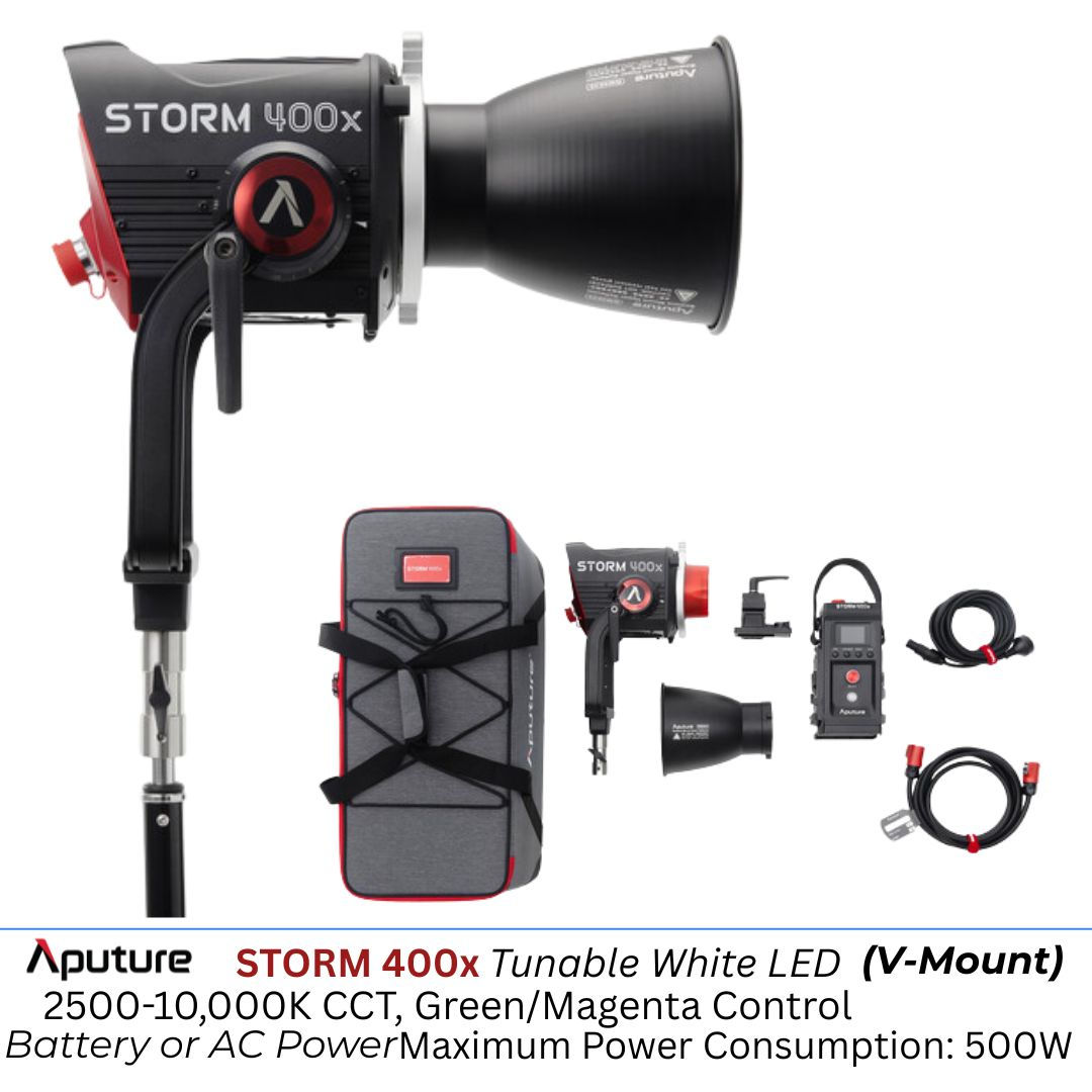 Aputure STORM 400x Tunable White LED Monolight (V-Mount)