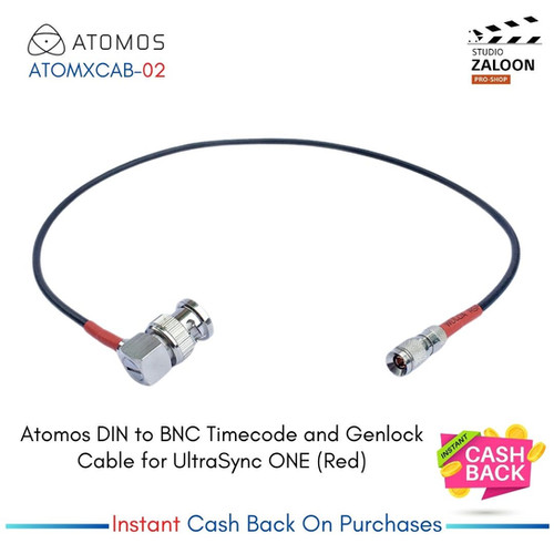 Atomos DIN to BNC Timecode and Genlock Cable for UltraSync ONE (Red ...