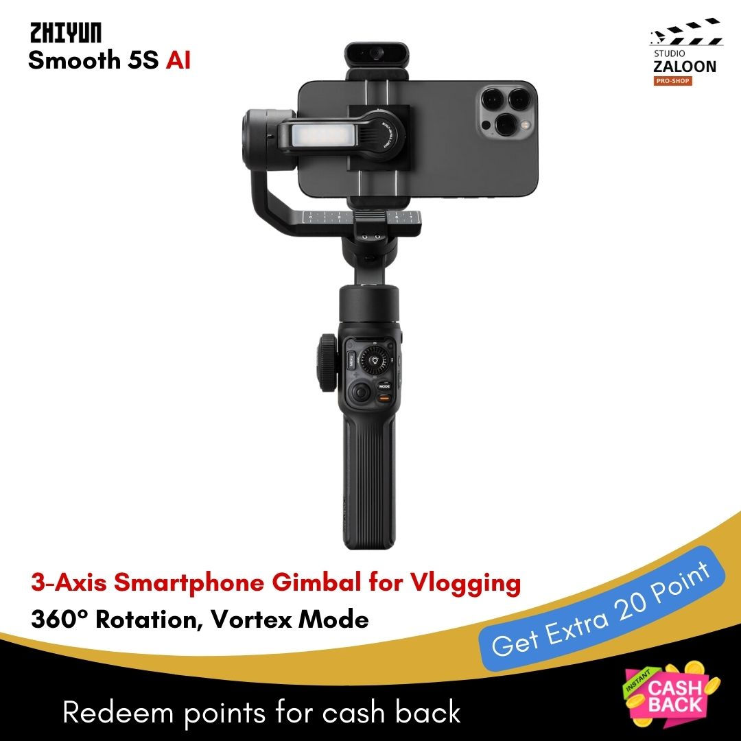 Zhiyun Smooth 5S AI Pro 3-Axis Smartphone Gimbal