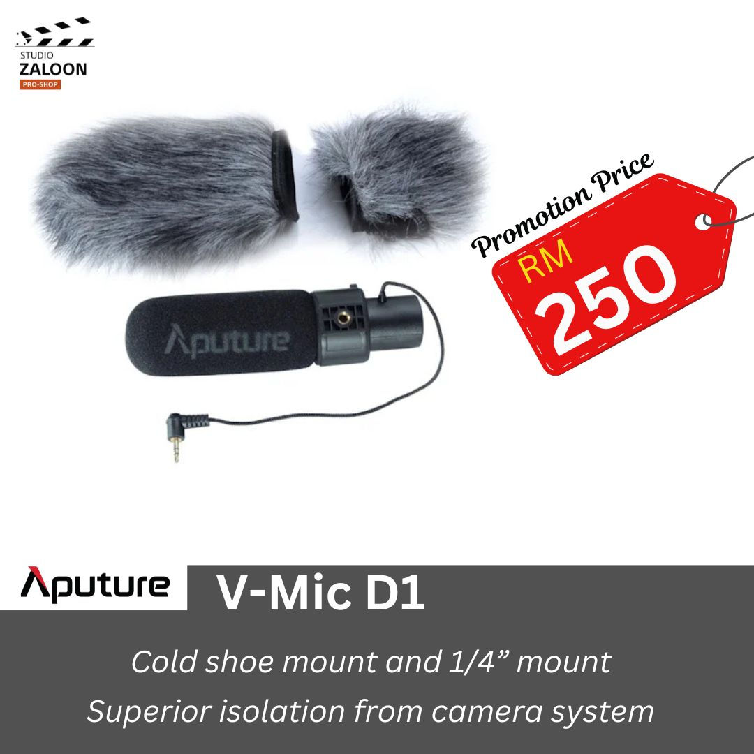 Aputure V-Mic D1 Microphone for DSLR Camera