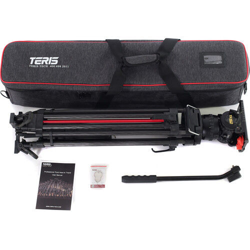 Thumbnail: Teris TS150CF-Q Fluid Head & Tripod Kit (Carbon Fiber)