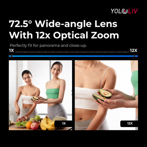 Thumbnail: YoloLiv Verticam 1080p Vertical Live Streaming PTZ Camera with 12x Optical Zoom