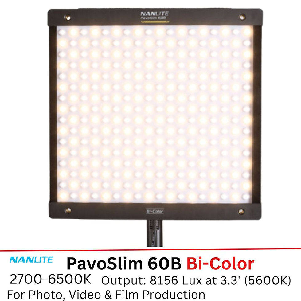 Nanlite PavoSlim 60B/ 60C/ 60CL/ 120C/ 240B & 240C RGB LED Panel