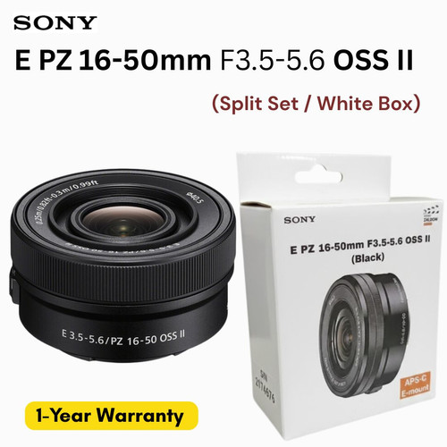 Sony E PZ 16-50mm F3.5-5.6 OSS II Kit Lens (Split set / White box