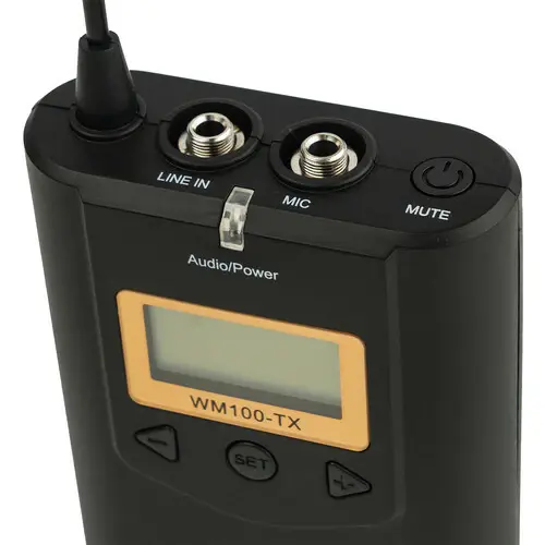 Thumbnail: Comica Audio CVM-WM100 Camera-Mount Wireless Omni Lavalier Microphone System