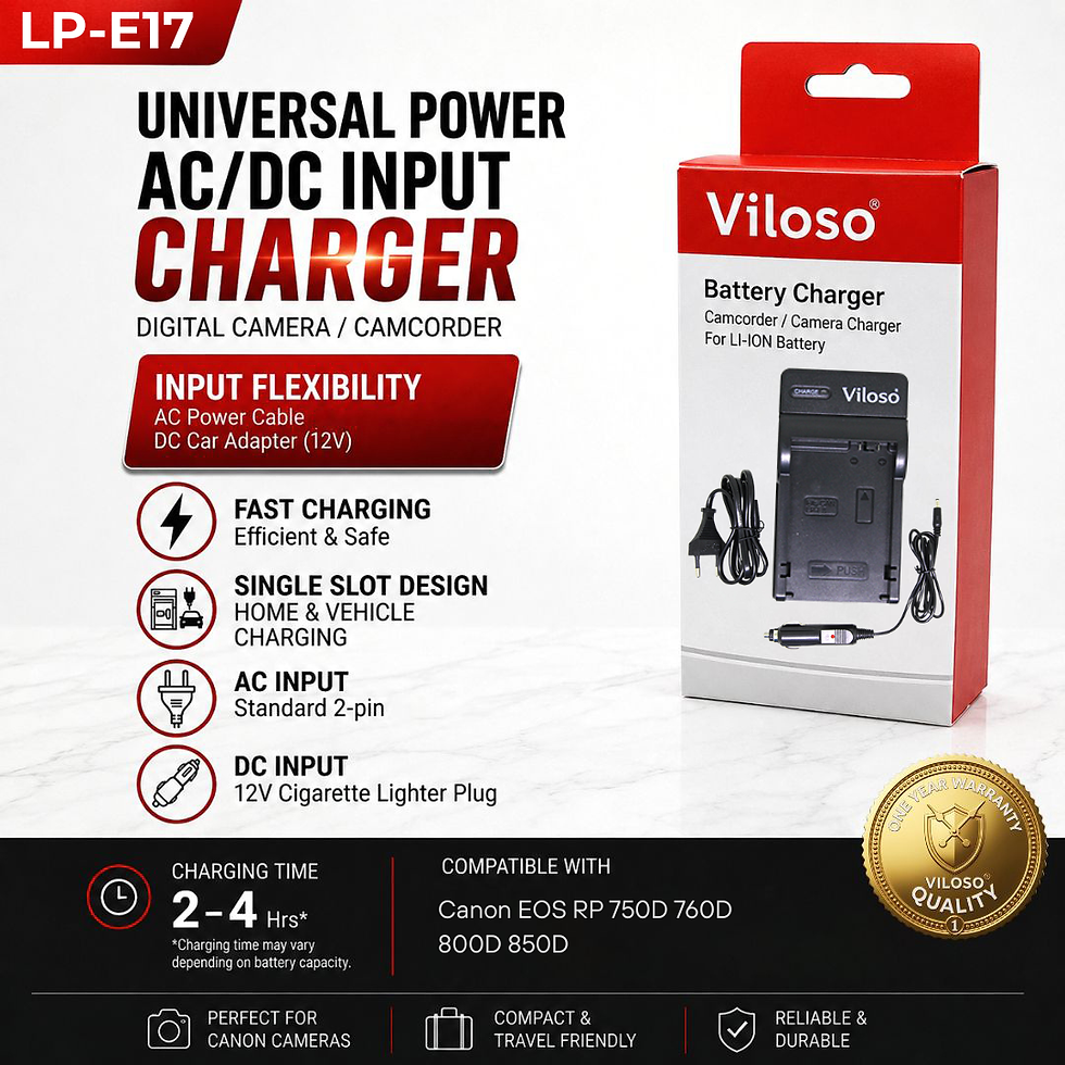 Thumbnail: Viloso Canon Battery Chargers
