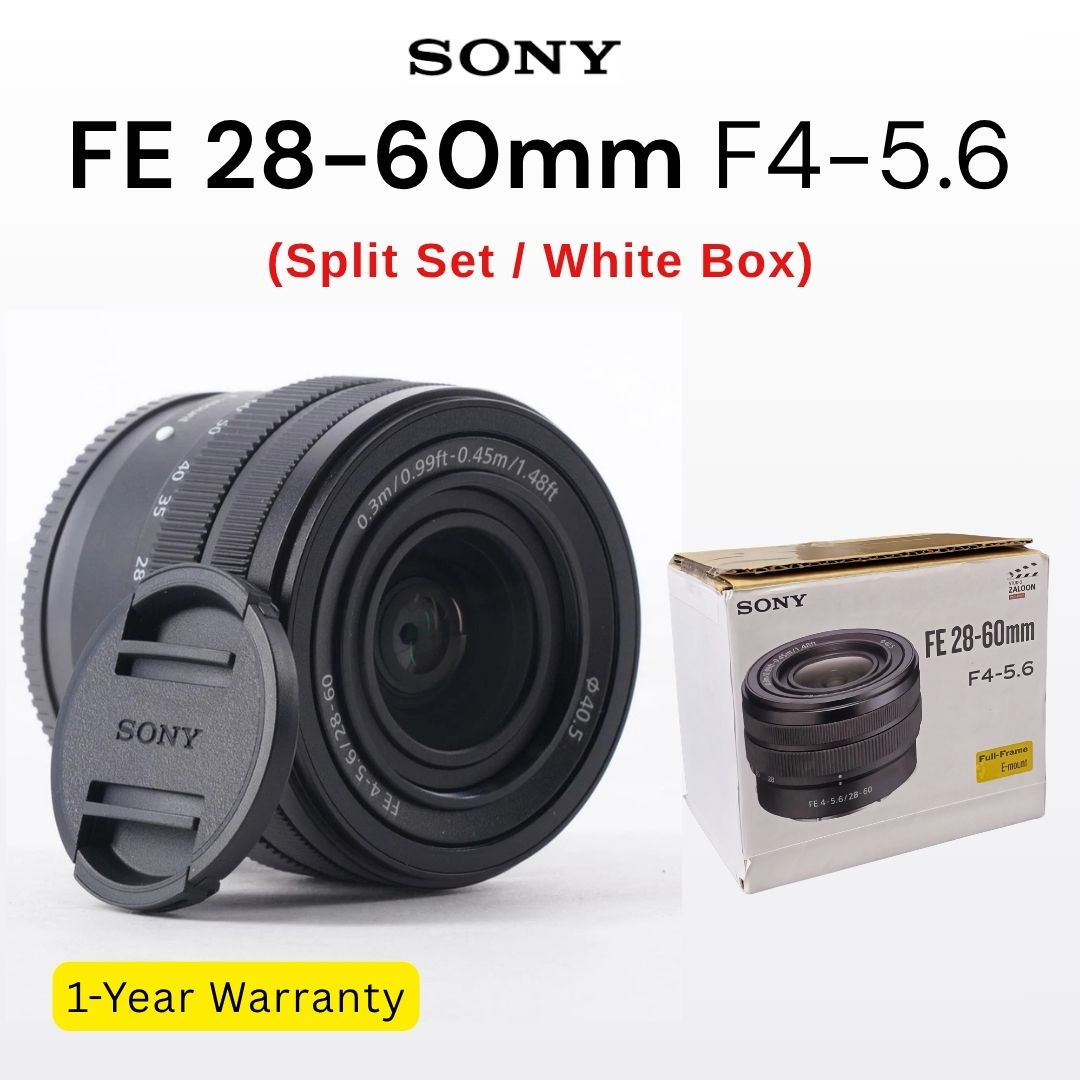 Sony FE 28-60mm f/4-5.6 Lens (Split set / White Box version) | FE28-60 F4-5.6
