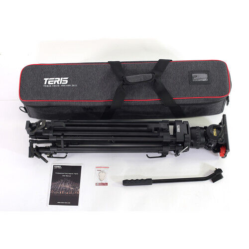 Thumbnail: Teris TS150CF Fluid Head & Tripod Kit (Carbon Fiber)