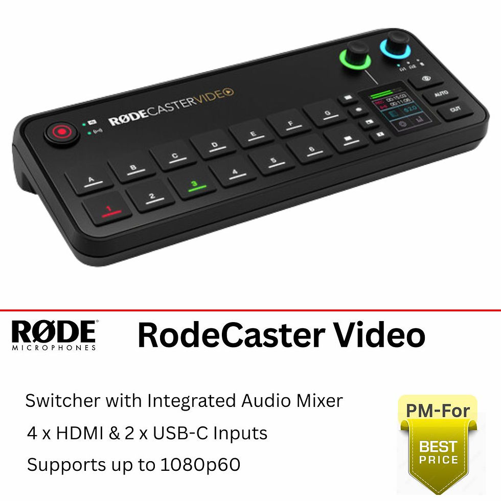 RODE RODECaster Video All-in-One Production Console | Studio Zaloon