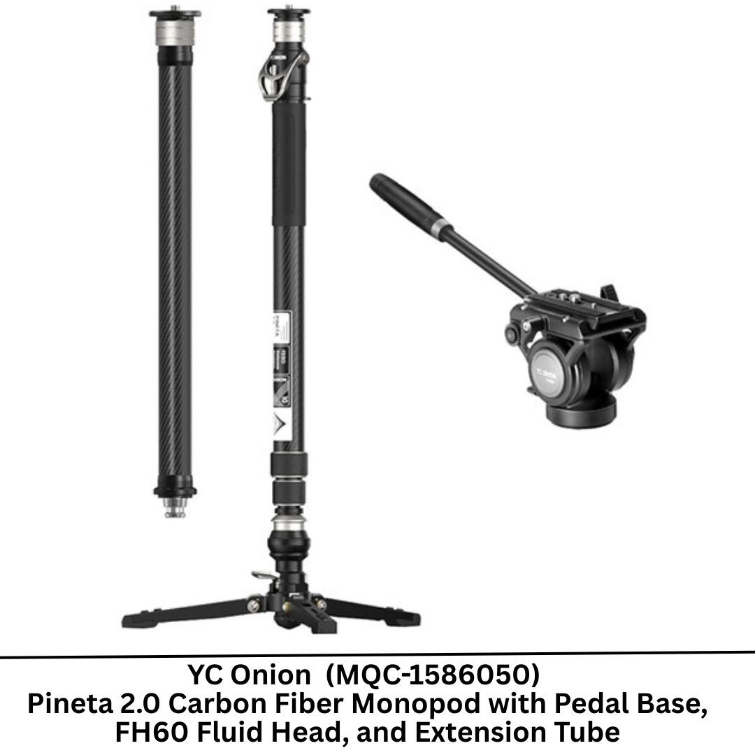 YC Onion Pineta 2.0 Carbon Monopod Kit (with Pedal Base & FH60 Head)