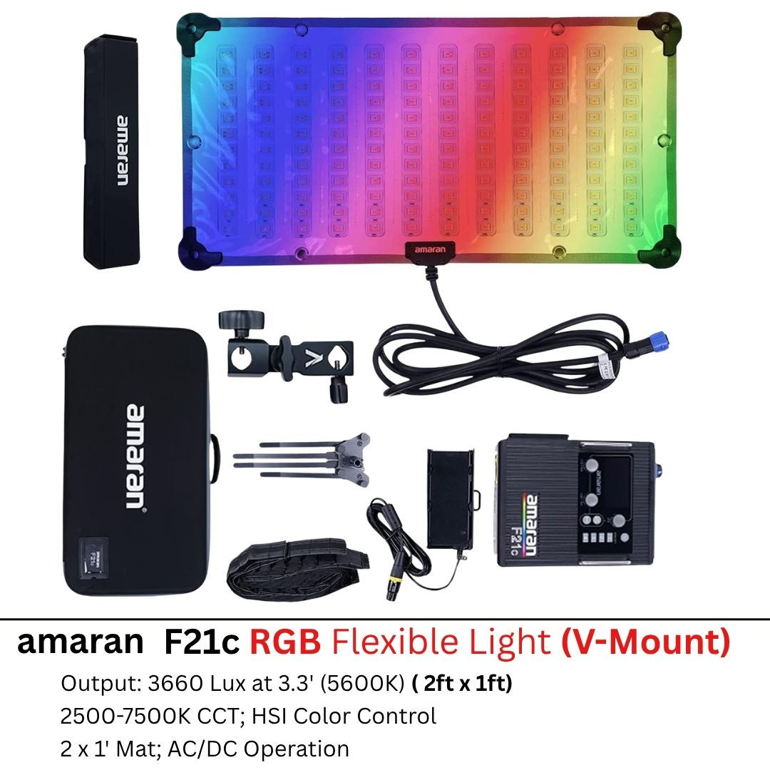 amaran F21c 2 x 1' RGB LED Flexible Light Mat (V-Mount) Free Lantern